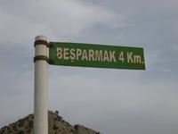 Besparmak - die türkische Bezeichnung für Pentadaktylosgebirge 