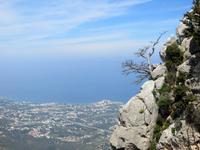 Blick von der Festung St. Hilarion, Nordzypern