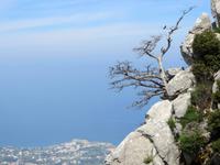 Blick von der Festung St. Hilarion, Nordzypern