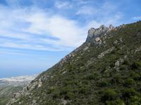 Blick zur Festung St. Hilarion, Nordzypern