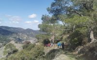 Die Gruppe beim Wandern