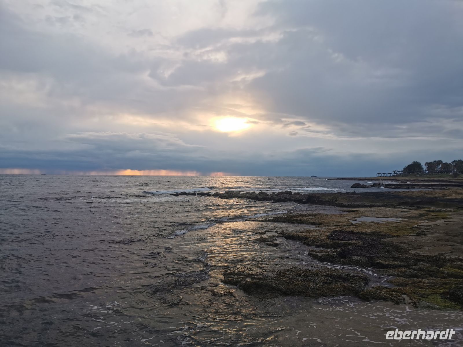 Sonnenuntergang am Mittalmeer, bei Paphos