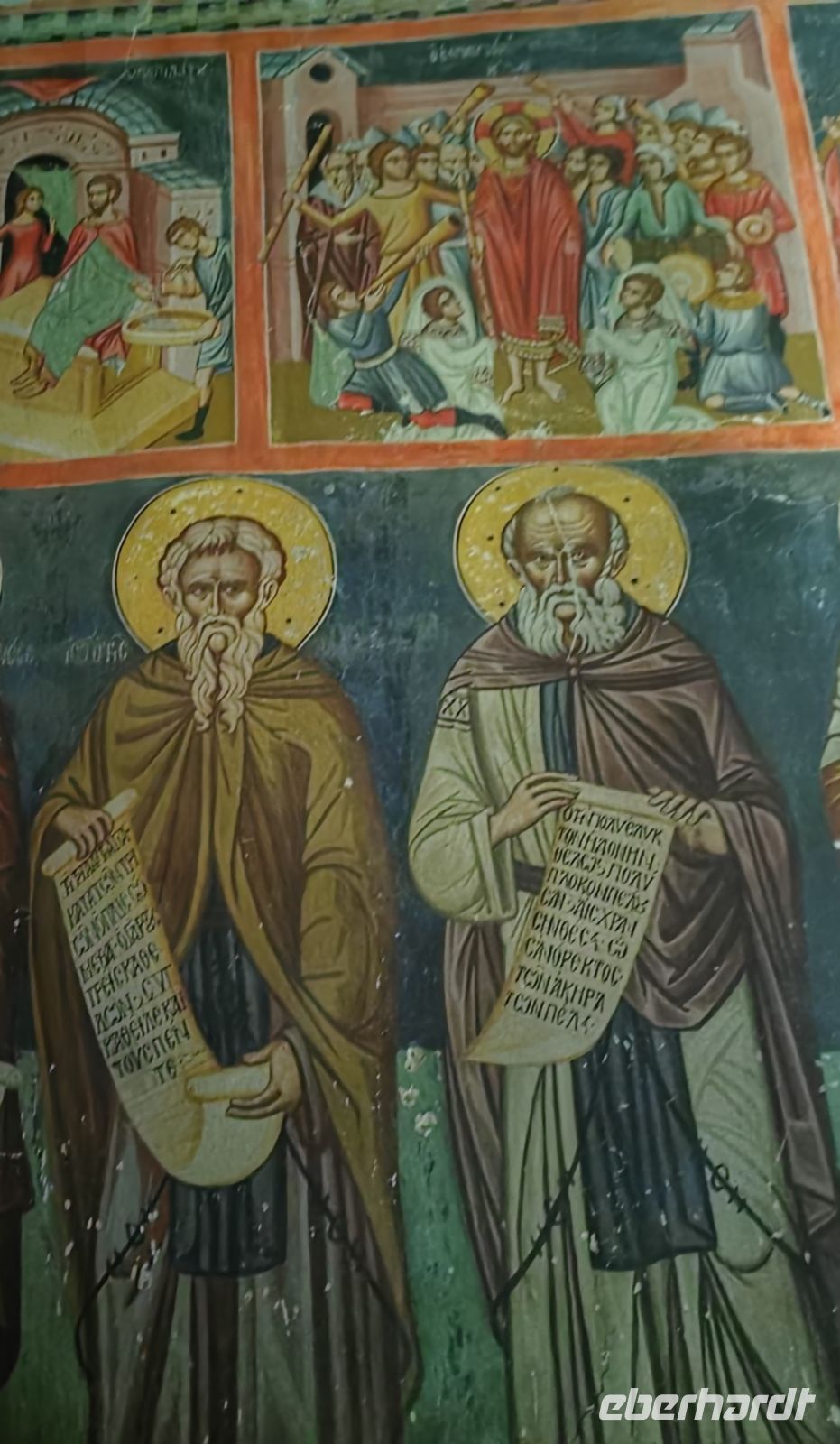 Wandmalereien in der Scheunendachkirche von Stavros tou Agriasmati